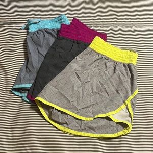 3 pair of size Medium running shorts.